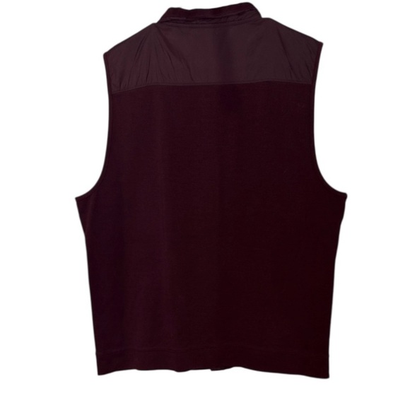 Perry Ellis Men's Burgundy Quilted Vest Size XL/ TG - Picture 5 of 6